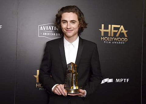Timothee Chalamet (Photo | AP)