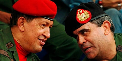 Former Venezuela Defense Minister Raúl Isaías Baduel (R) died on October 12, 2021, after contracting COVID-19 inside the prison. (Photo | AP)