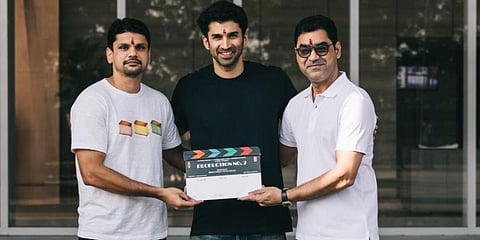 Aditya Roy Kapur on his latest film set (Photo | Instagram, Aditya Roy Kapur)