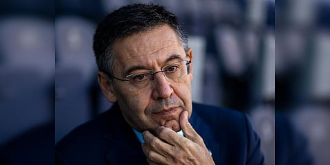 Former Barcelona president Josep Bartomeu (File photo| AP)