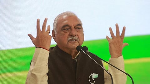 Senior Congress leader Bhupinder Singh Hooda