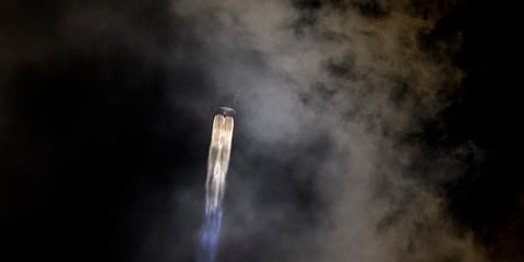 A United Launch Alliance Atlas V rocket with the Lucy spacecraft aboard launches from Space Launch Complex 41, Saturday, Oct. 16, 2021, at Cape Canaveral Space Force Station in Florida. (Photo | AP)