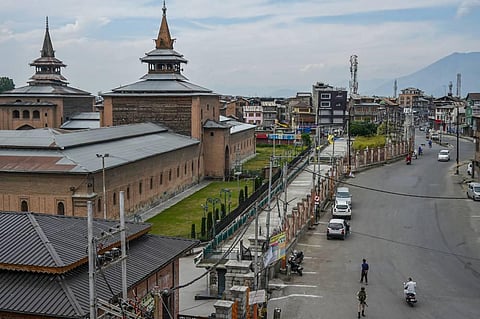 A view of Jamia Masjid in Srinagar. (File Photo | PTI)
