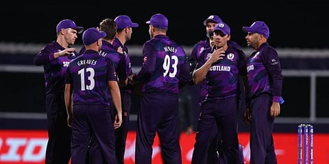 Scotland Cricket Team (Photo | T20 World Cup Twitter)