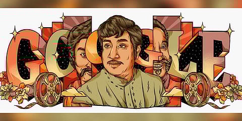 Google’s doodle of Nadigar Thilagam Sivaji Ganesan