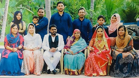 Zaina (third from right) flanked by her doctor family. (Photo | Special Arrangement)