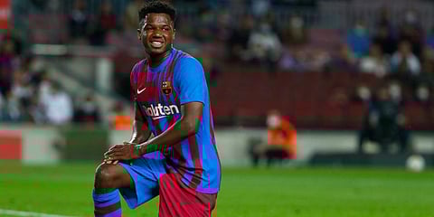 Barcelona's Ansu Fati (Photo | AP)