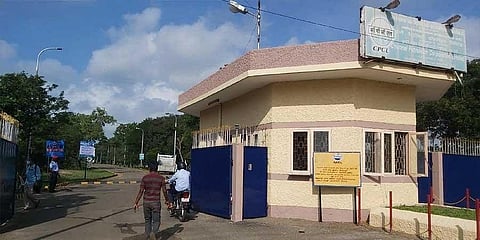 The entrance to the premises of CPCL refinery in Panangudi.