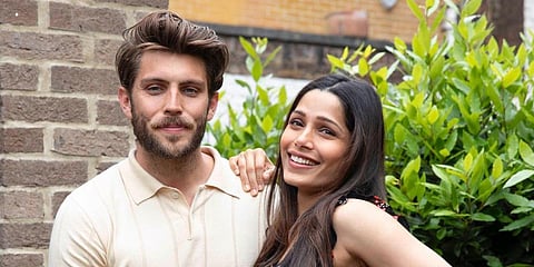 Actor Freida Pinto (R) with husband and photographer Cory Tran (Photo| Instagram)