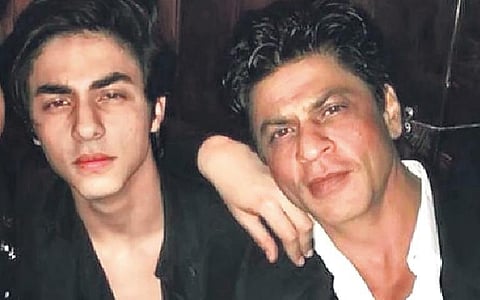 Aryan Khan with father Shah Rukh Khan