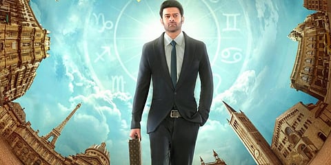 A poster of Radhe Shyam featuring Prabhas