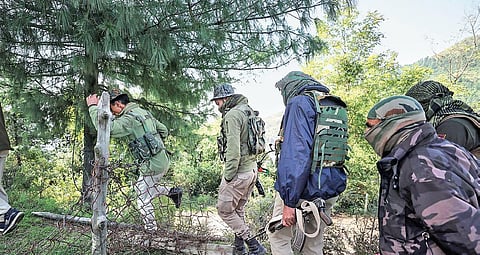 Security personnel involved in counter insurgency operation in J-K (File Photo)