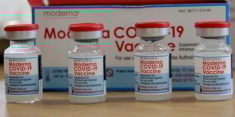 Moderna COVID-19 vaccine (Photo | AP)