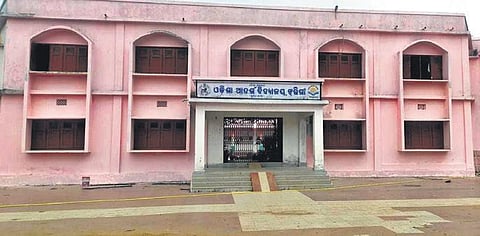 The Adarsha Vidyalaya at Jharigaon block in Nabarangpur. (Photo | Express)