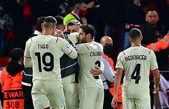 AC Milan players (Photo | AFP)