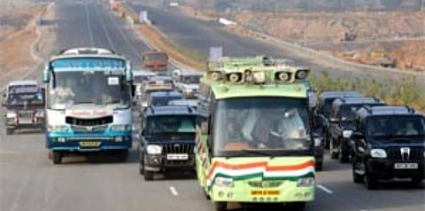 (Representational image) Outer Ring Road ORR from Pedda Amberpet to Shamshabad in Hyderabad. (File photo | EPS)