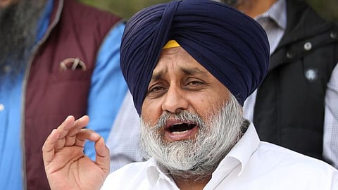 Shiromani Akali Dal president Sukhbir Singh Badal