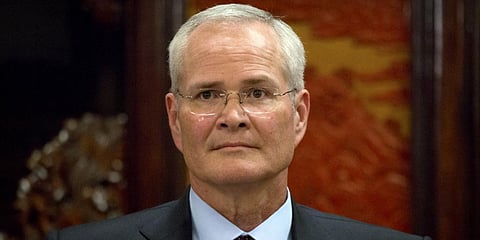 Exxon Mobil CEO Darren Woods (File photo| AFP)