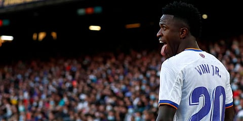 Real Madrid's Vinicius Junior (Photo | AP)