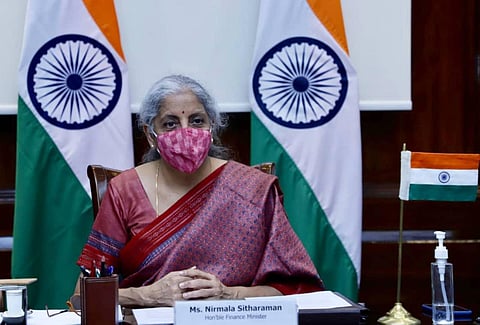 Finance Minister Nirmala Sitharaman (Photo | Ministry of Finance, Twitter)