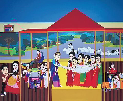 Pre Wedding Fun’, 2021 by Farhad Husain