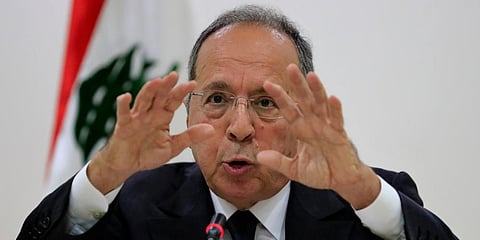 Jamil el-Sayyed a former security chief and current Lebanese lawmaker, who is an ally of the militant Hezbollah group, gestures during a press conference, in Beirut, Lebanon. (Photo | AP)