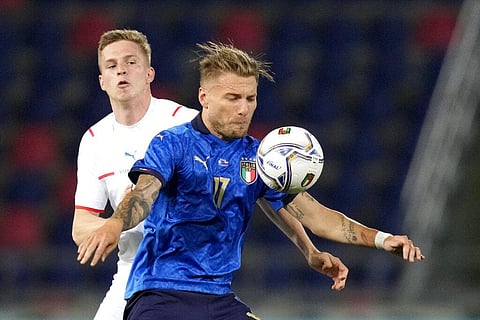 Italian striker Ciro Immobile (File Photo | AP)