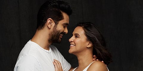 Bollywood actor couple Neha Dhupia and Angad Bedi (Photo | Angad Bedi Instagram)