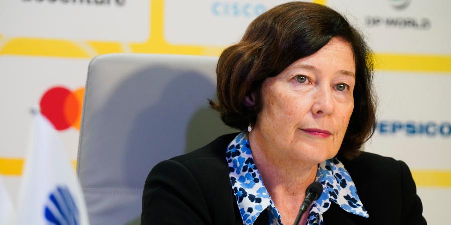 Expo spokesperson Sconaid McGeachin listens to a question from a journalist at Expo 2020 in Dubai, United Arab Emirates. (Photo | AP)