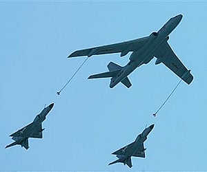 Chinese warplanes over Beijing. (File Photo | AP)