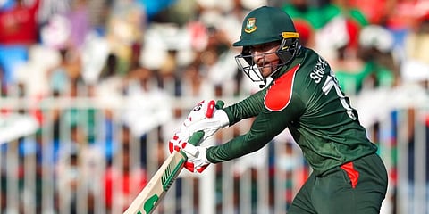 Star Bangladesh all-rounder Shakib Al Hasan. (Photo | AP)