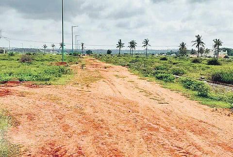 A site at Nadaprabhu Kempegowda Layout in Komaghatta area.