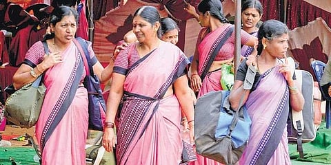 File photo of Anganwadi workers used for representative purposes only.