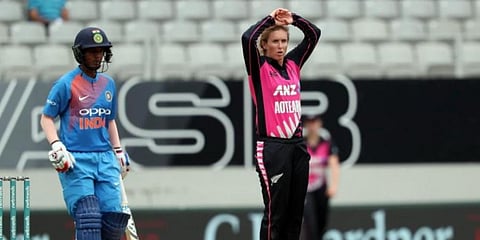 New Zealand all-rounder Anna Peterson (Photo | AFP)