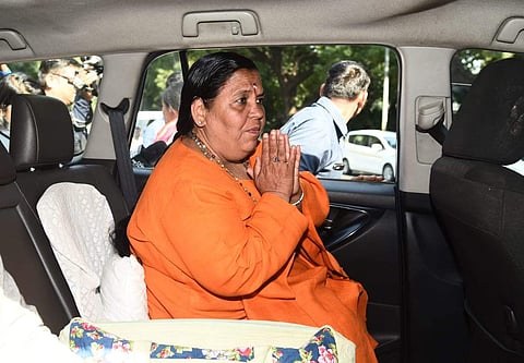 Senior BJP leader Uma BharatI. (Photo|EPS/ Parveen Negi)