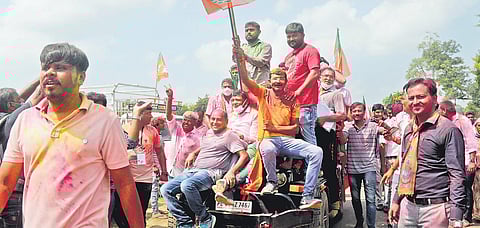 BJP sweeps Gandhinagar, two other civic bodies in Gujarat