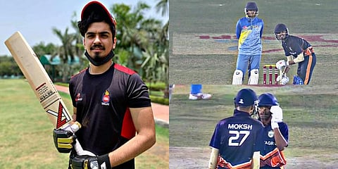 Delhi cricketer Moksh Murgai (Photo | Moksh Murgai Facebook)