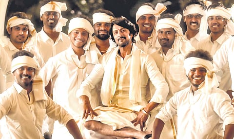 A still from Kotigobba 3.