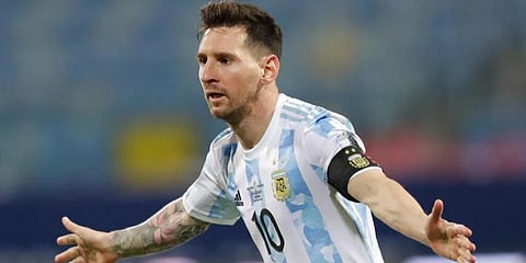Argentina striker Lionel Messi (Photo | AP)