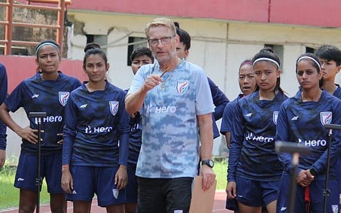 Indian women's football team coach Thomas Dennerby (Photo | AIFF)