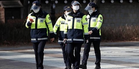 South Korea Police (Photo | AP)