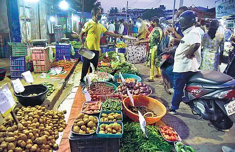 The Ernakulam vegetable market | A Sanesh