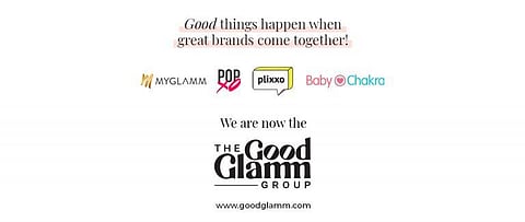The Good Glamm group masthead.
