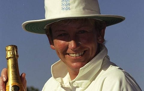 Former England woman cricketer Jan Brittin (Photo | ICC Twitter)