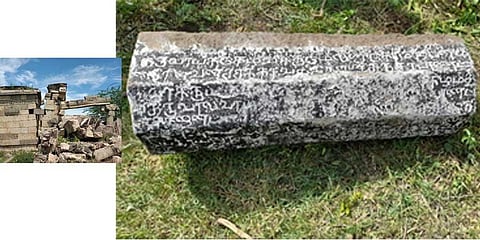 Pandya era inscription found in Shiva temple