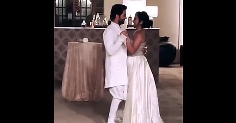 A still from Rajkummar Rao's proposal to Patralekhaa.