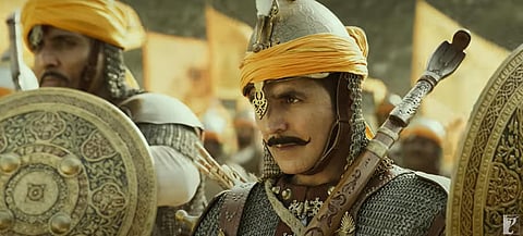 A still from 'Prithviraj' starring Akshay Kumar. (Photo | YouTube screengrab)
