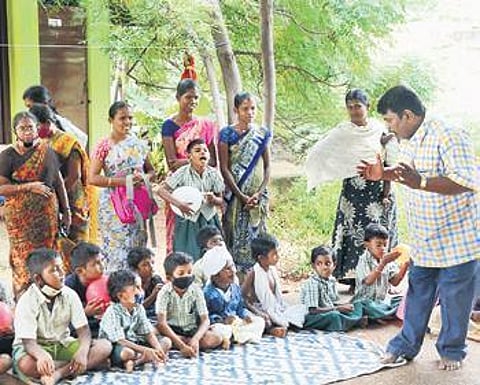File photo of an outdoor classroom