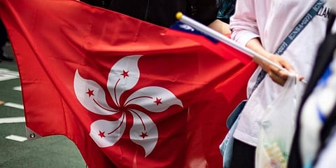 Hong Kong Flag (Photo | AFP)