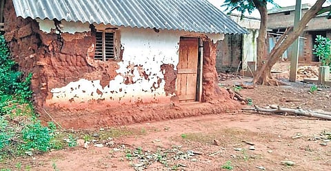 The primary school at Gudipadara. (Photo | Express)
